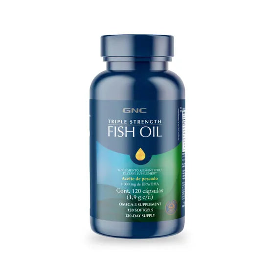 Triple Strength Fish Oil GNC 120 caps