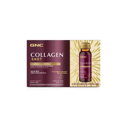 Bebida de Colágeno Marino GNC Frutos rojos 10 pack