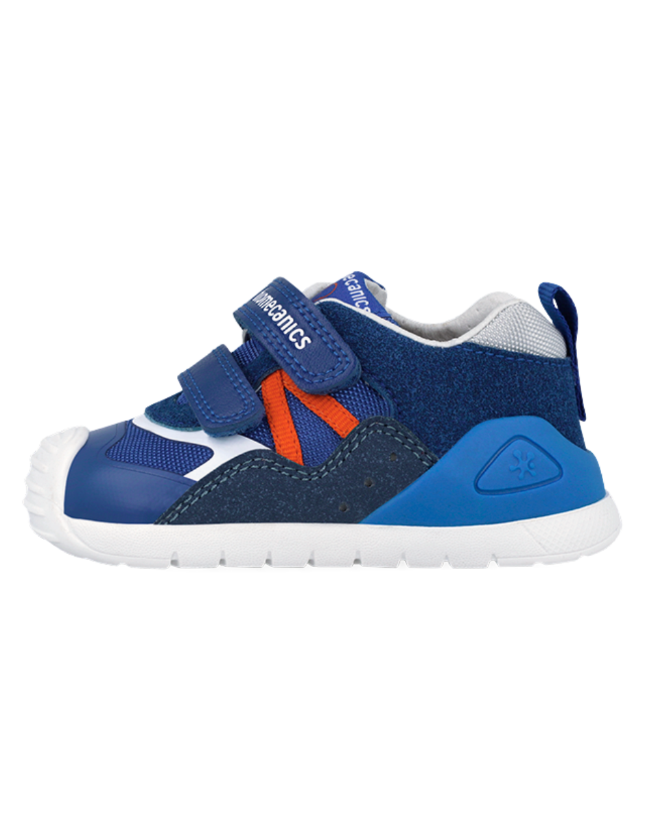 Tenis Biomecanics azul con velcro para bebé