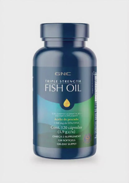 Triple Strength Fish Oil GNC 120 caps